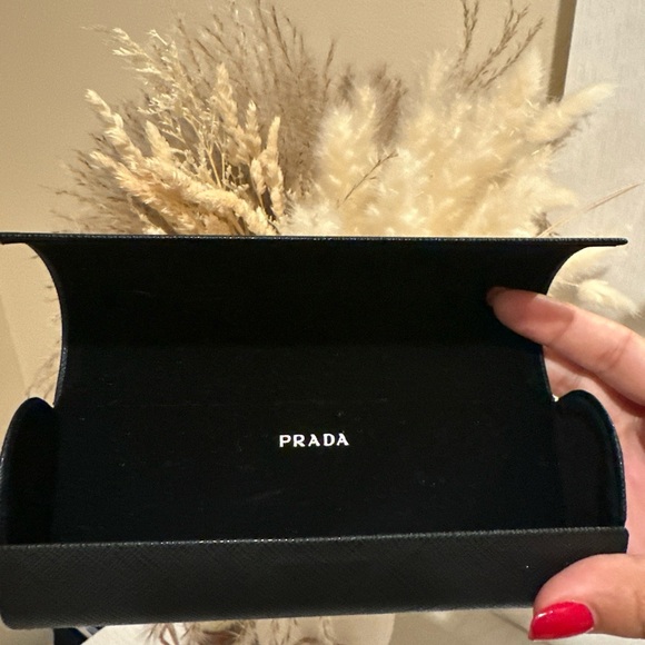 Elegant Black Clutch / Prada Sunglasses used very little - Picture 2 of 4